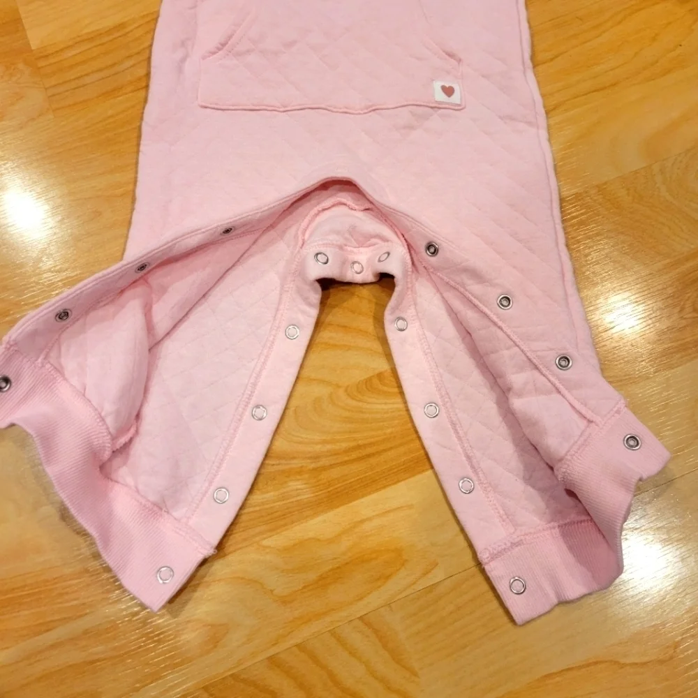 Carter's quilted jumpsuit pink size 18 months